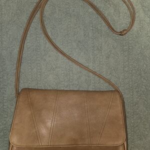 Street Level Tan Crossbody Bag